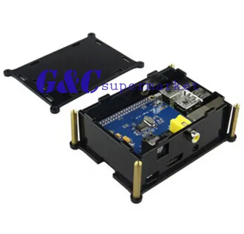 Акриловый чехол для Raspberry Pi 2 model B / + HIFI DiGi цифровая звуковая аудиокарта|acrylic case|case