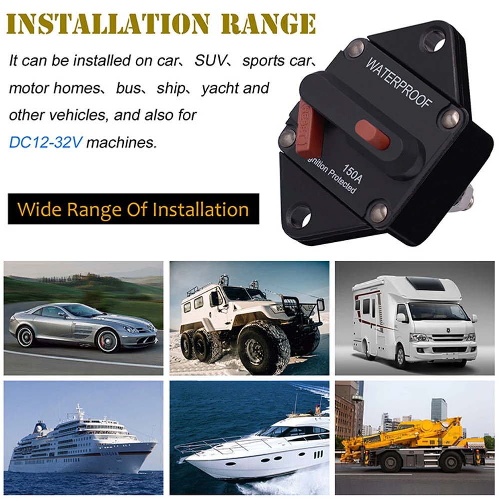 Новый Лидер продаж извлекаемый выключатель ручной сброс с 50/100/150A переключатель