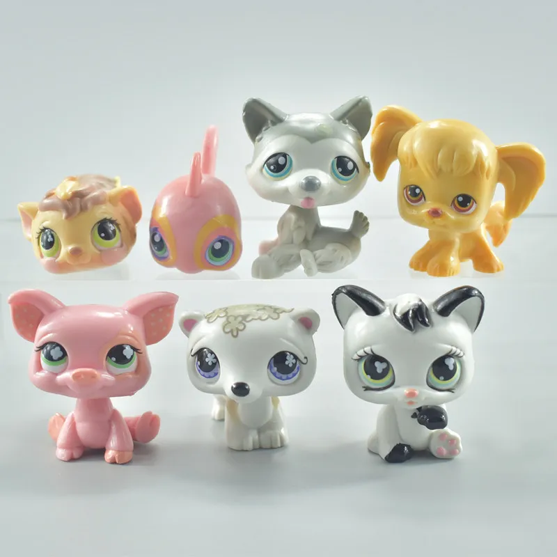 Rare pet shop lps игрушка стоящая короткая шерсть кошка фигурка оригинальный котенок