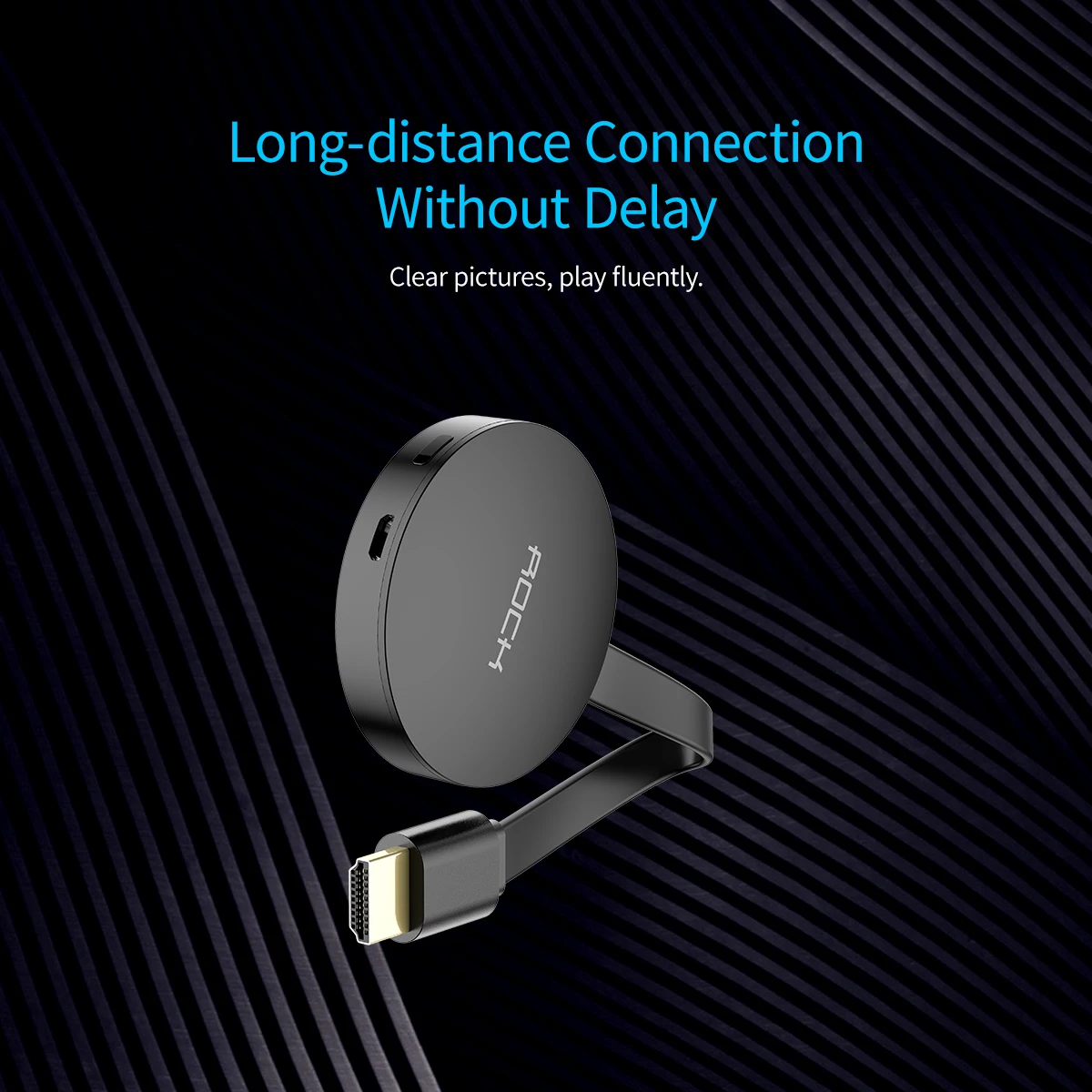 ROCK tv Stick 2,4G+ 5G видео WiFi дисплей донгл HD Цифровой HDMI медиа видео стример ТВ донгл приемник для Chromecast 2