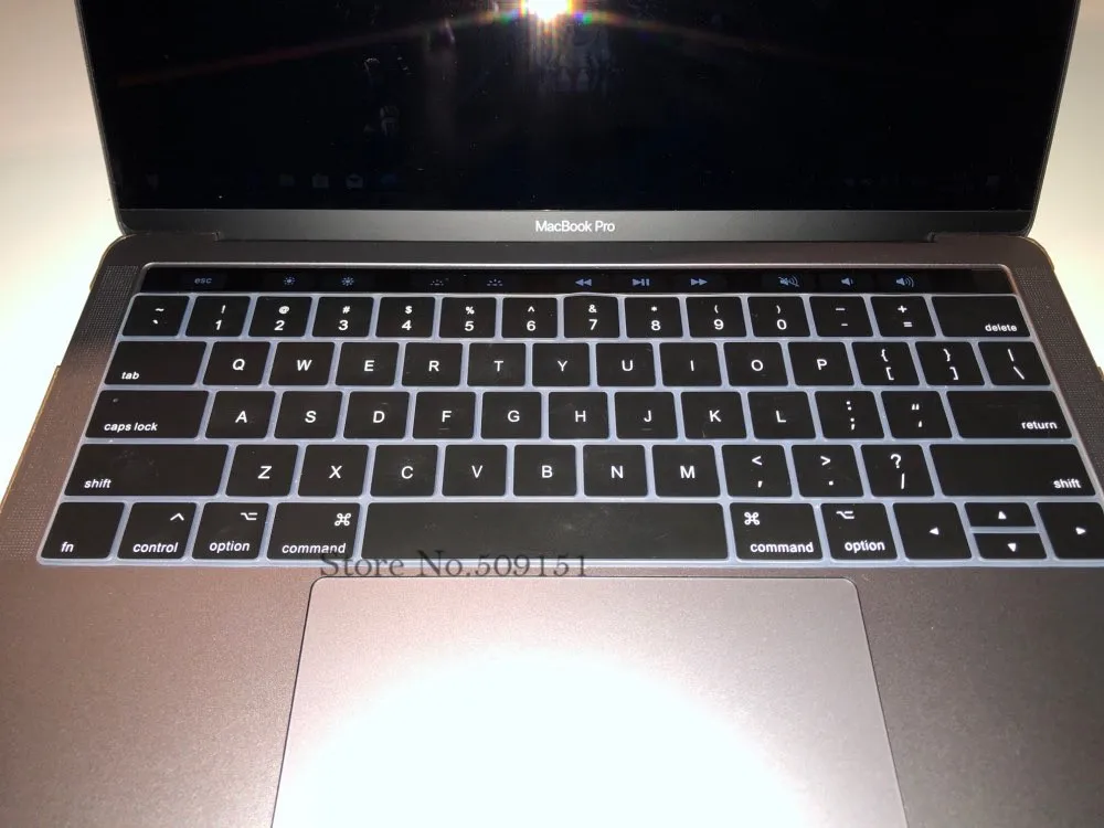 Силиконовый чехол для клавиатуры US новейшего MacBook Pro с сенсорной панелью 13 &quotили