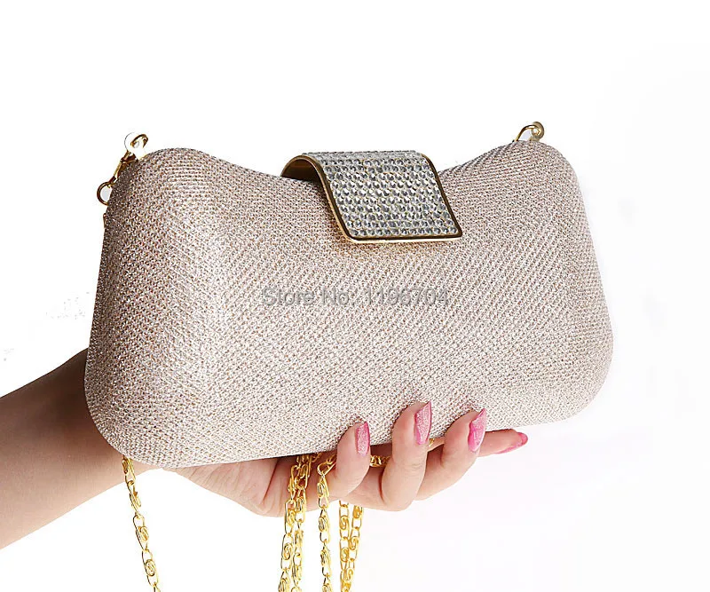 Новый 2014 женская сияющий клатч Мода сплошной цвет вечернее сумки Роскошные ну