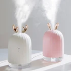 Портативный мини-увлажнитель воздуха с ароматическим эфирным маслом, светодиодный ночник для дома, офиса и автомобиля, рождественские подарки