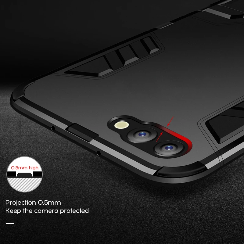 Ударопрочный полный Kickstand для Huawei P9 Plus Lite 2017 защита от гирида матовый прочный