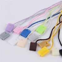950pcs colorful hang tag nylon string snap lock pin loop fastener hook ties