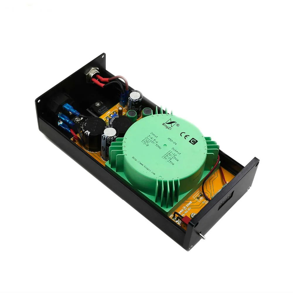 50 Вт Hi-Fi Линейный источник питания наушников/DAC внешний регулятор напряжения с дисплеем