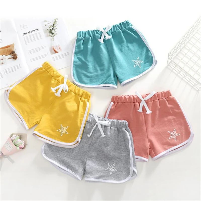 Новое поступление летние пляжные шорты для мальчиков и девочек детские штаны