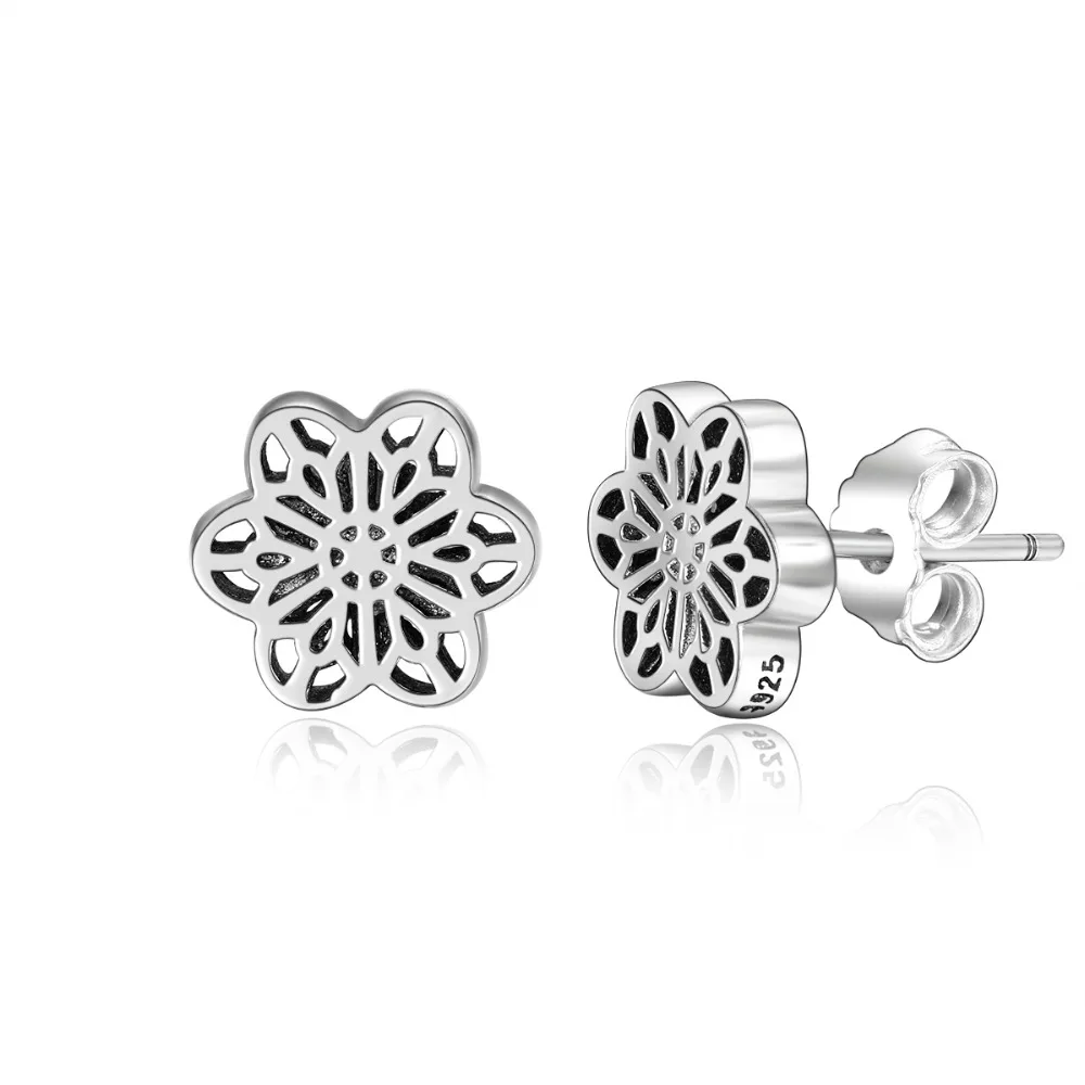 Jewelrypalace 925 стерлингов Серебряные серьги цветок ювелирные изделия Свадебные