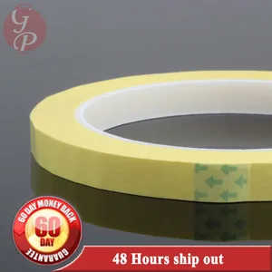 Односторонняя клейкая изолирующая майларовая лента Gxpmax 10 мм, ширина * 66 м, для литий-ионного аккумулятора, желтая Упаковка