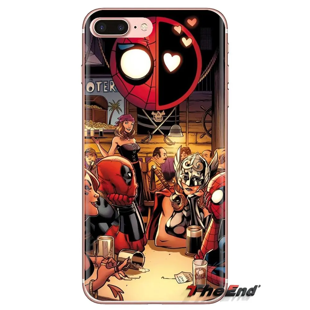 Transparent Soft Shell Covers For Huawei Mate Honor 4C 5C 5X 6X 7 7A 7C 8 9 10 8C 8X 20 Lite Pro Comics Marvel Spider-Man |