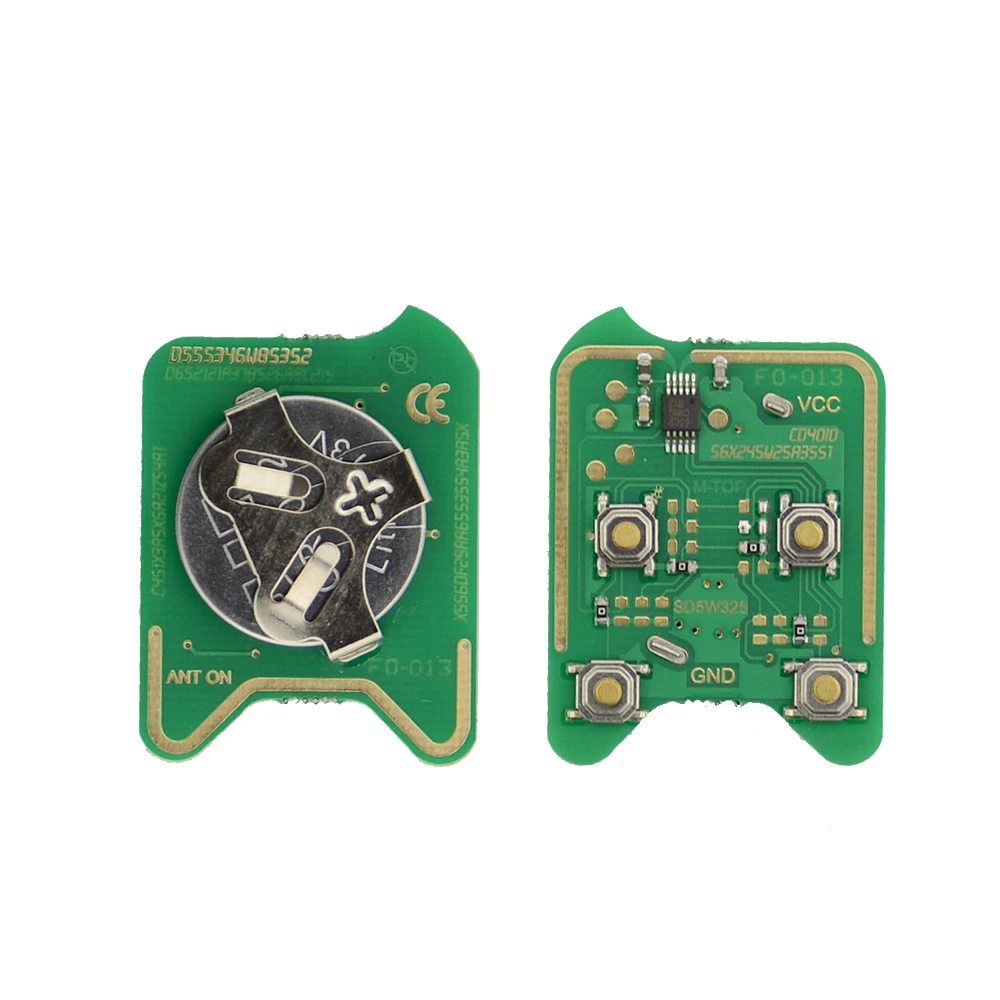 Автомобильный ключ OkeyTech 315/433 МГц 3 + 1 4 кнопки 4D63 80 бит с пультом дистанционного