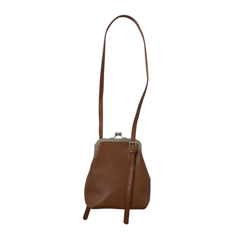 Винтажная женская сумка на застежке Повседневная через плечо дизайнерская для