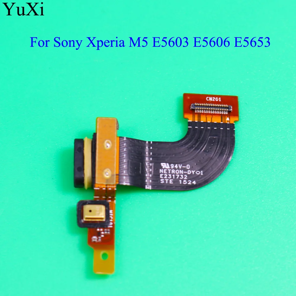 YuXi для Sony Xperia M5 E5603 E5606 E5653 USB зарядный штекер порт соединитель гибкий кабель с