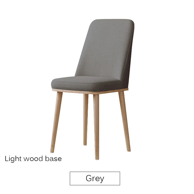 Wooden base Grey Скандинавский INS обеденный стул PU мода творческая современная в стиле минимализма мебель стол и стул Повседневный кофе офис домашний стул - Цвет: Wooden base Grey