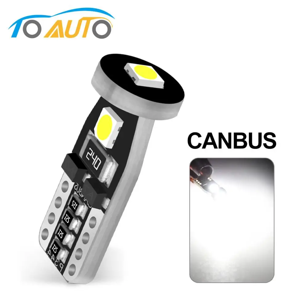 Светодиодная лампа Canbus T10 W5W 194 168 для салона автомобиля купольная чтения