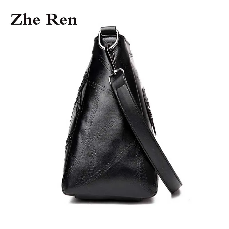 Модные Винтажные кожаные кос одного плеча сумки тренд с crossbody сумка кожаная Сумки