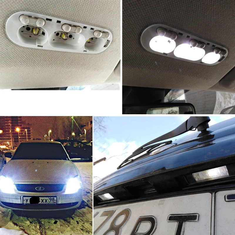 10x T10 W5W 168 12V Canbus освещение салона автомобиля лампа для Chrysler 300c Grand Voyager PT Cruiser City