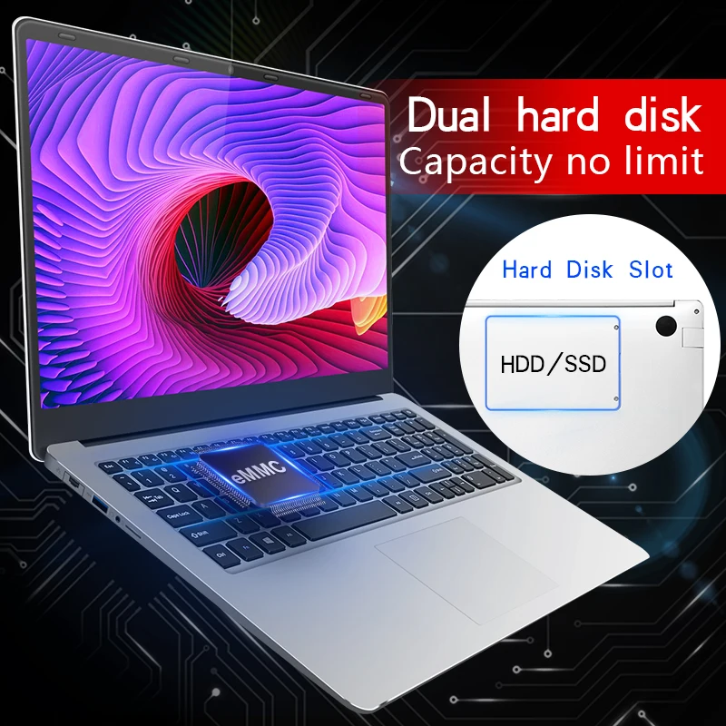 YEPO ноутбук 15 6 ''Intel Apollo quad core ультра тонкие Игровые ноутбуки с светодио дный LED