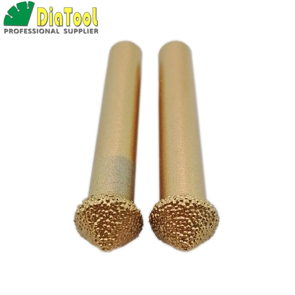 SHDIATOOL 2pk 3D ЧПУ вакуумный Паяные алмазного Гравировка насадки для камень 90