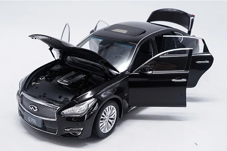 1:18 Infiniti Q70L высокая модель автомобиля из цинкового сплава, коллекция и подарок металлическая роскошная модель автомобиля, шесть открытых дверей