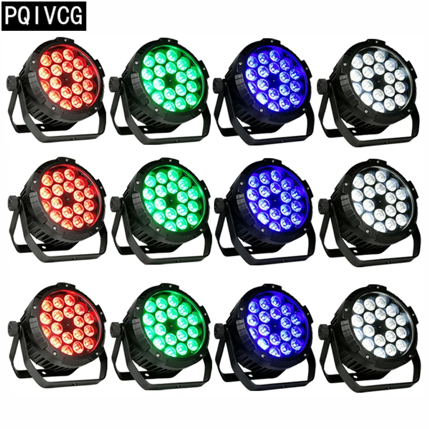 12pcs/18x12w outdoor waterproof led par light high brightness dmx waterproof led ip65 Waterproof led light