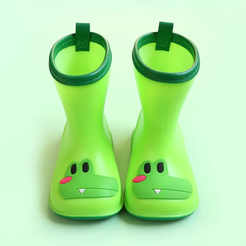 Детская обувь новая модная классическая детская из ПВХ и резины с героями