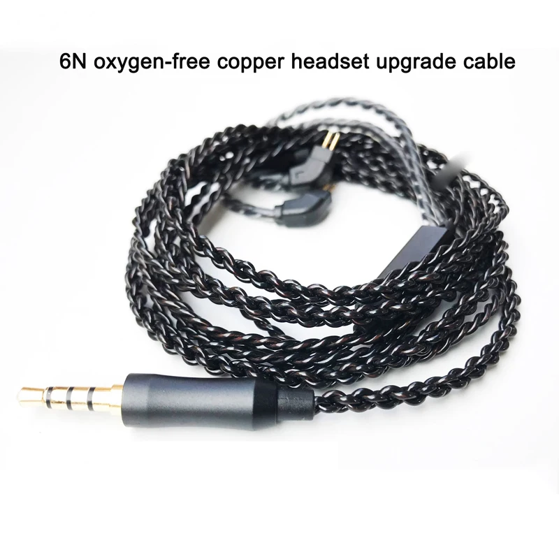 Плетеная леска с 4 нитями 5N кабель для наушников MMCX Shure SE215 A2DC Ls50 IE80 Im50 Im70 0 78 мм 2 pin