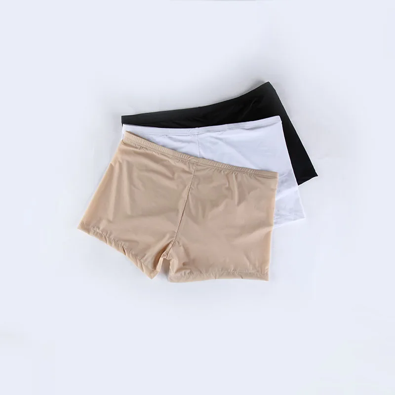 AIIOU пикантные Для мужчин трусы-боксеры из Ice Silk Трусы-шортики прозрачные мужские с низкой посадкой; Homme Cuecas прозрачная Для мужчин нижнее белье трусы-боксеры