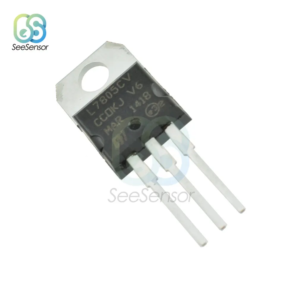 Регулятор напряжения IC LM7805 L7805 7805 5 В 220 А до 10 шт./лот|Детали и аксессуары для