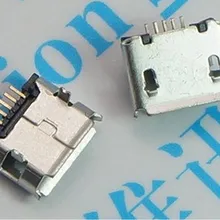 Мини разъем micro USB 50 шт. 5pin DIP 2 ноги длинные иглы 5P DIP2 порт для