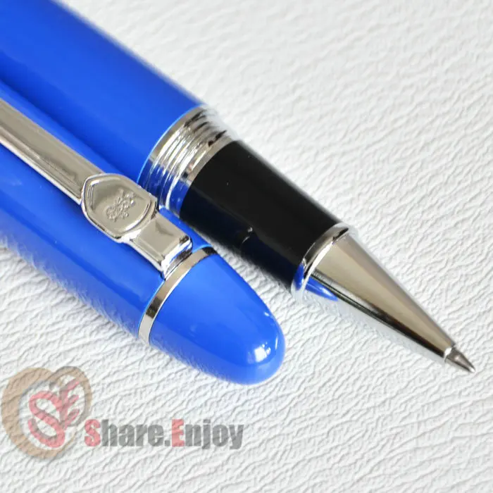 Шариковая ручка JINHAO 159 синий и серебристый толстый|roller ball pen|ball penjinhao |