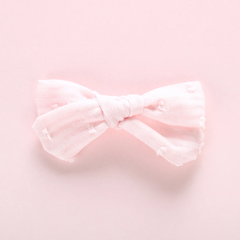 3 шт./лот детские заколки для волос с галстуком-бабочкой хлопковые милые