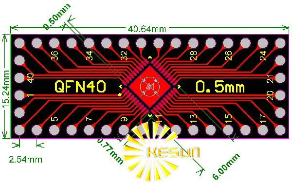 Адаптер питания QFN32 QFN40 10 шт.|pcb coating|pcb partspcb copy |