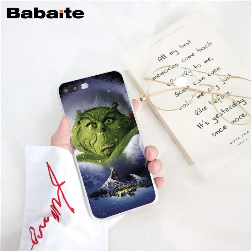 Babaite How the Green ofMonster Grinch палантин чехол для телефона с рождественским рисунком для iphone 11 Pro 11Pro Max X XS MAX 6 6S 7 8Plus 5 5S XR