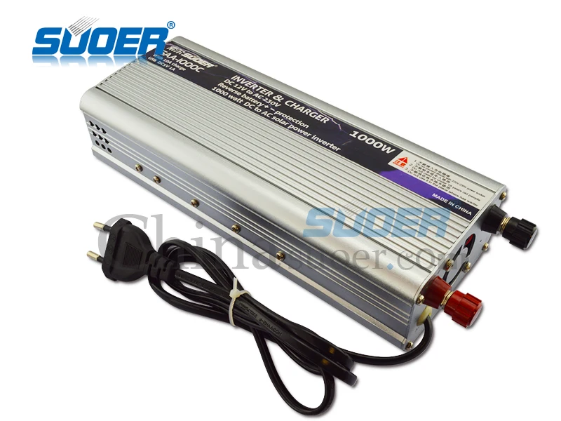 Suoer 12 V 220 инвертор 1000 W с 10А зарядное устройство (SAA-1000C) | Обустройство дома
