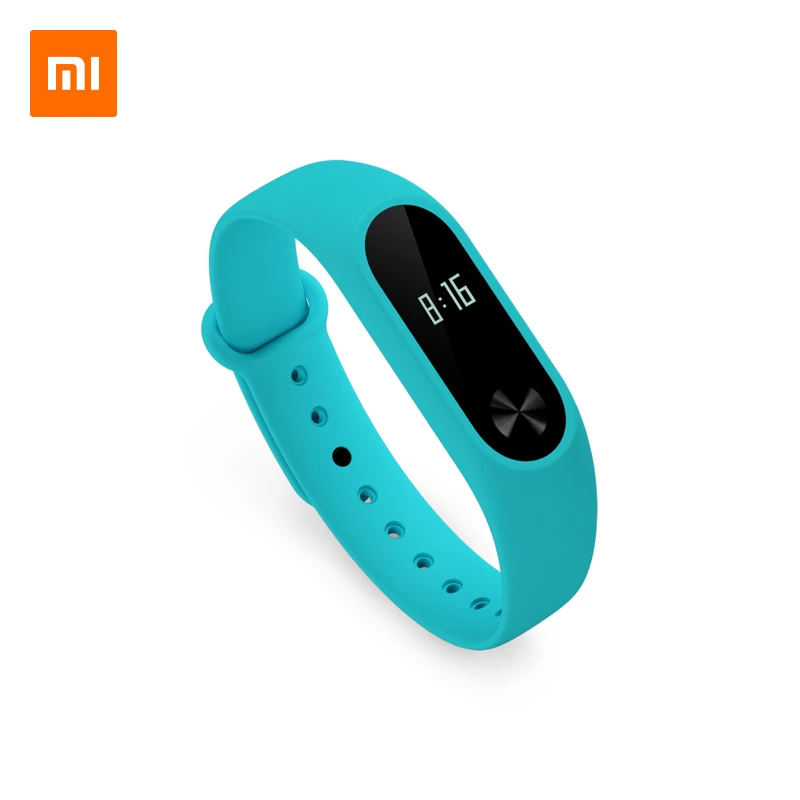 Оригинальный ремешок Xiaomi Mi Band 2 Зеленый силиконовый сменный TPE для умных часов