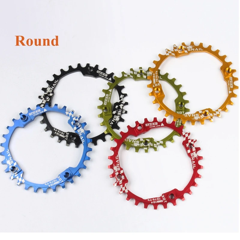 Горный велосипед SNAIL Road Chaniwheel Tooth 104BCD 30 32 34 36T|oval chainring|narrow widechainring narrow |