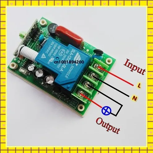 Дистанционное управление на большие расстояния 6 каналов 220 В переменного тока 30
