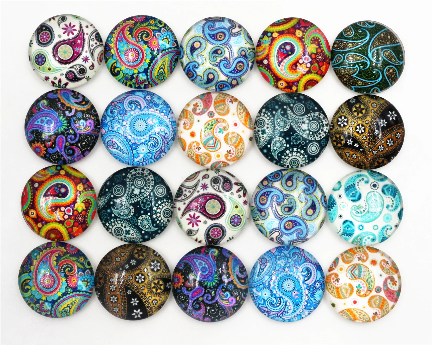 10 шт. 20 мм и 25 Новая модная текстура Смешанная Ручная работа фото стекло кабошоны