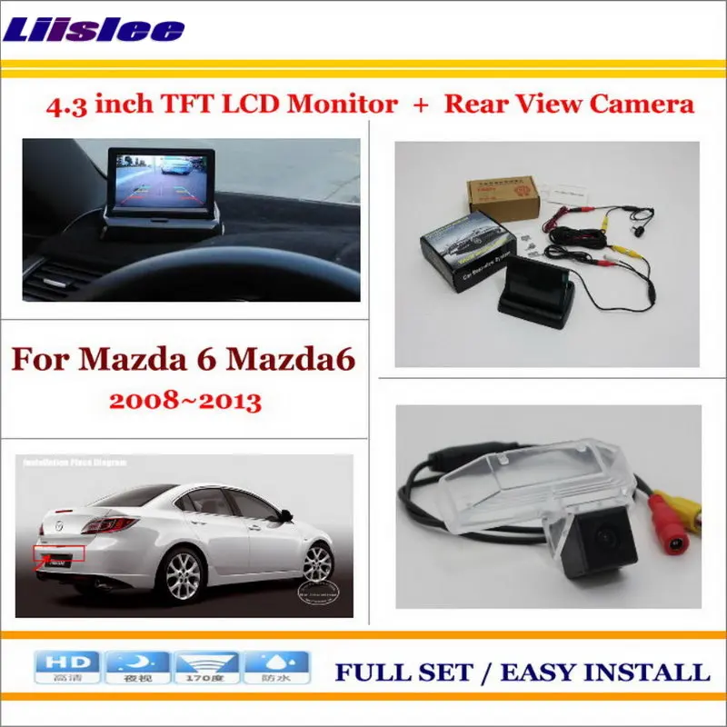 

Auto CAM For Mazda 6 2008-2013 Car Rear Camera 4.3" TFT LCD Screen Monitor Back Up Parking System Accessories