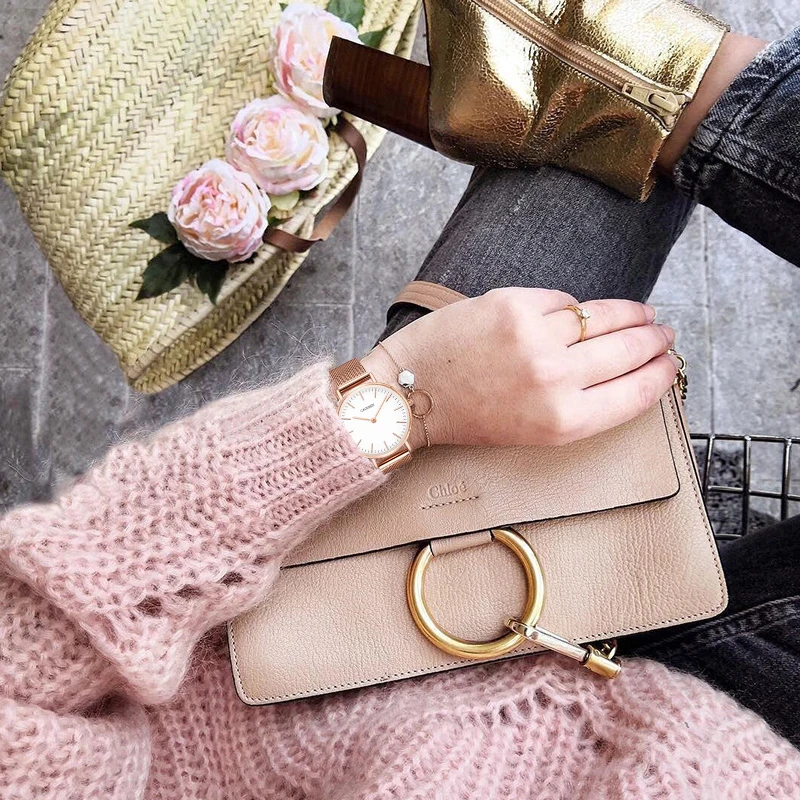 Женские повседневные кварцевые часы CADISEN ультратонкие водонепроницаемые