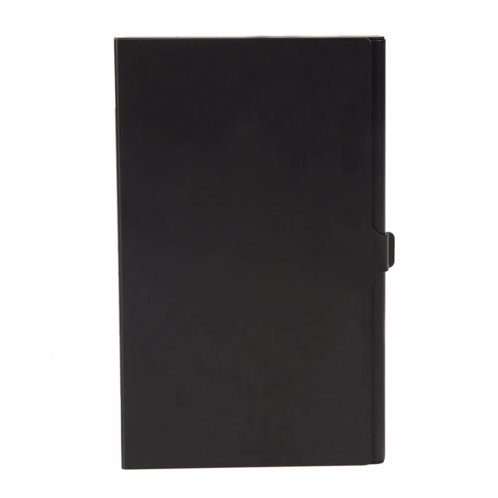 Алюминиевый Чехол для карт памяти 1SD + 8TF черный|memory card storage case|memory storagecard |