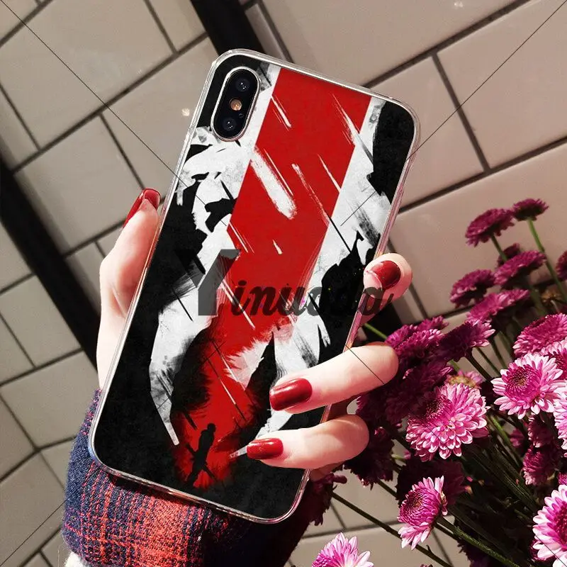 Yinuoda N7 Mass Effect Custom Photo мягкий чехол для телефона iPhone X XS MAX 6 6S 7 7plus 8 8Plus 5 5S XR | Мобильные