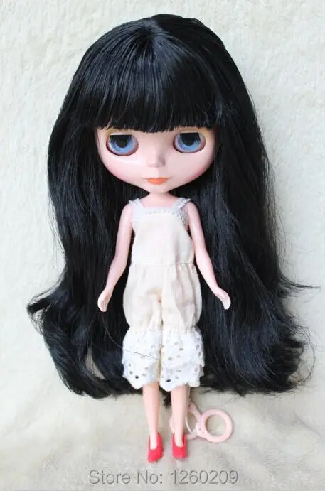 Кукла Blyth без одежды Обнаженная кукла с черными волосами (приблизительно BJD)
