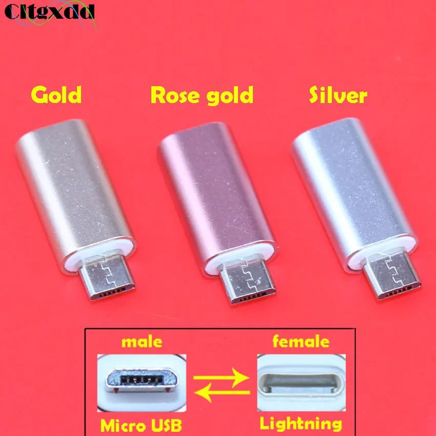 

Кабель-переходник cltgxdd Micro USB (штекер)/8 Pin (гнездо) для iphone, Android