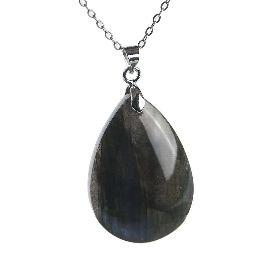 Из натуральной Лабрадорит сильный синий свет камни водослива Форма камень