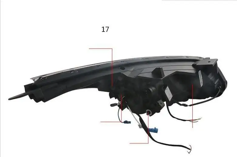 1set Bumper head lamp for KIA K2 Headlight~2019y car accessories,Front light for kia k2 rio headlamp fog
