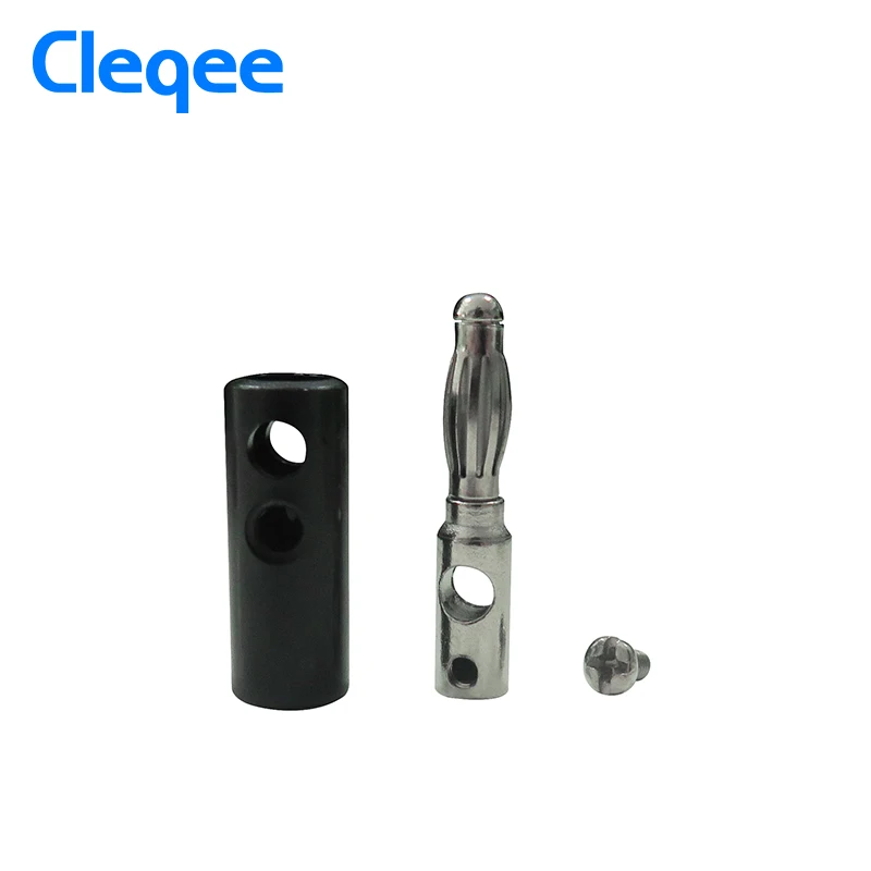 Cleqee P3003 10 шт. 4 мм штекер типа &quotбанан&quot адаптер для аудио колонки 5 цветов |