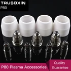 Инверторный плазменный резак CUT80 LG80 80A, наконечники для режущего пистолета P80, сменные насадки или аксессуары для фарфоровой чашки, 30 шт.