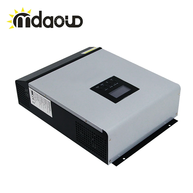 Автономный солнечный инвертор Встроенный MPPT 2kva 1600w DC 24v к AC 220 v/230 v Чистая синусоида